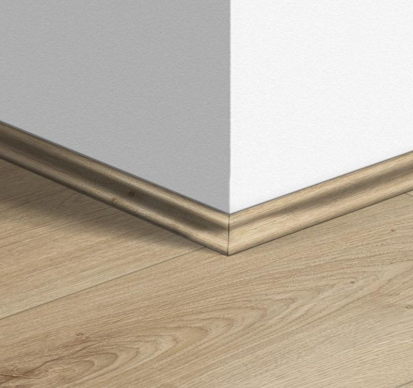 Quart de rond  Quick Step, Mdf, décor Bois chêne beige, h.1.70 x L. 240.00 cm