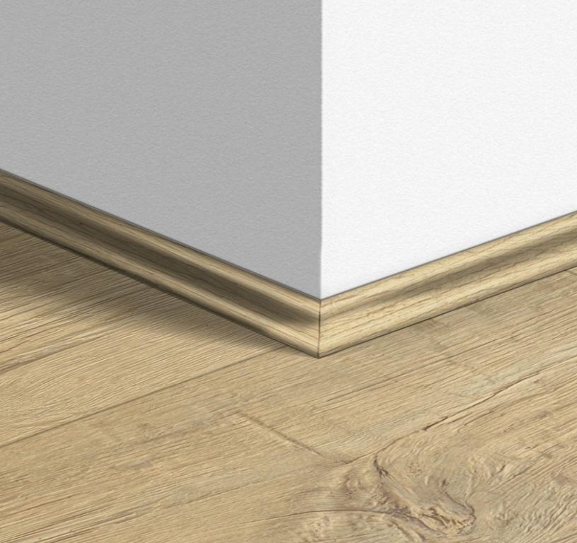 Quart de rond  Quick Step, Mdf, décor Bois chêne sablé naturel, h.1.70 x L. 240.00 cm