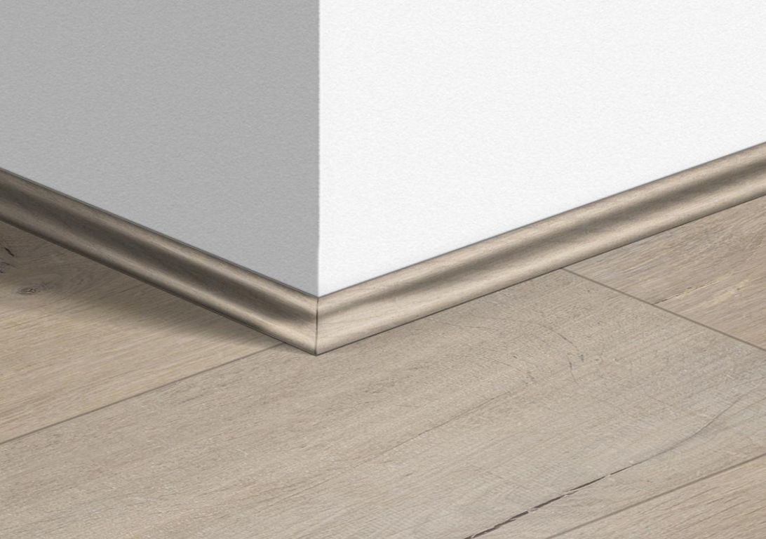 Quart de rond  Quick Step, Mdf, décor Bois chêne grège, h.1.70 x L. 240.00 cm