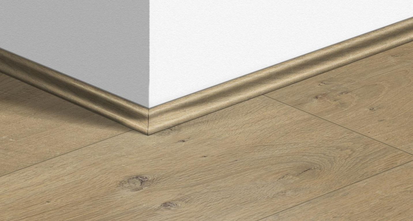 Quart de rond  Quick Step, Mdf, décor Bois chêne tendre moyen, h.1.70 x L. 240.00 cm