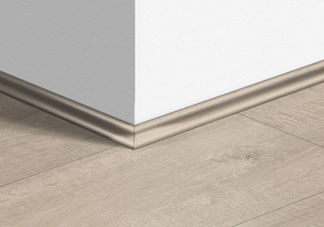Quart de rond  Quick Step, Mdf, décor Bois chêne raboté beige, h.1.70 x L. 240.00 cm