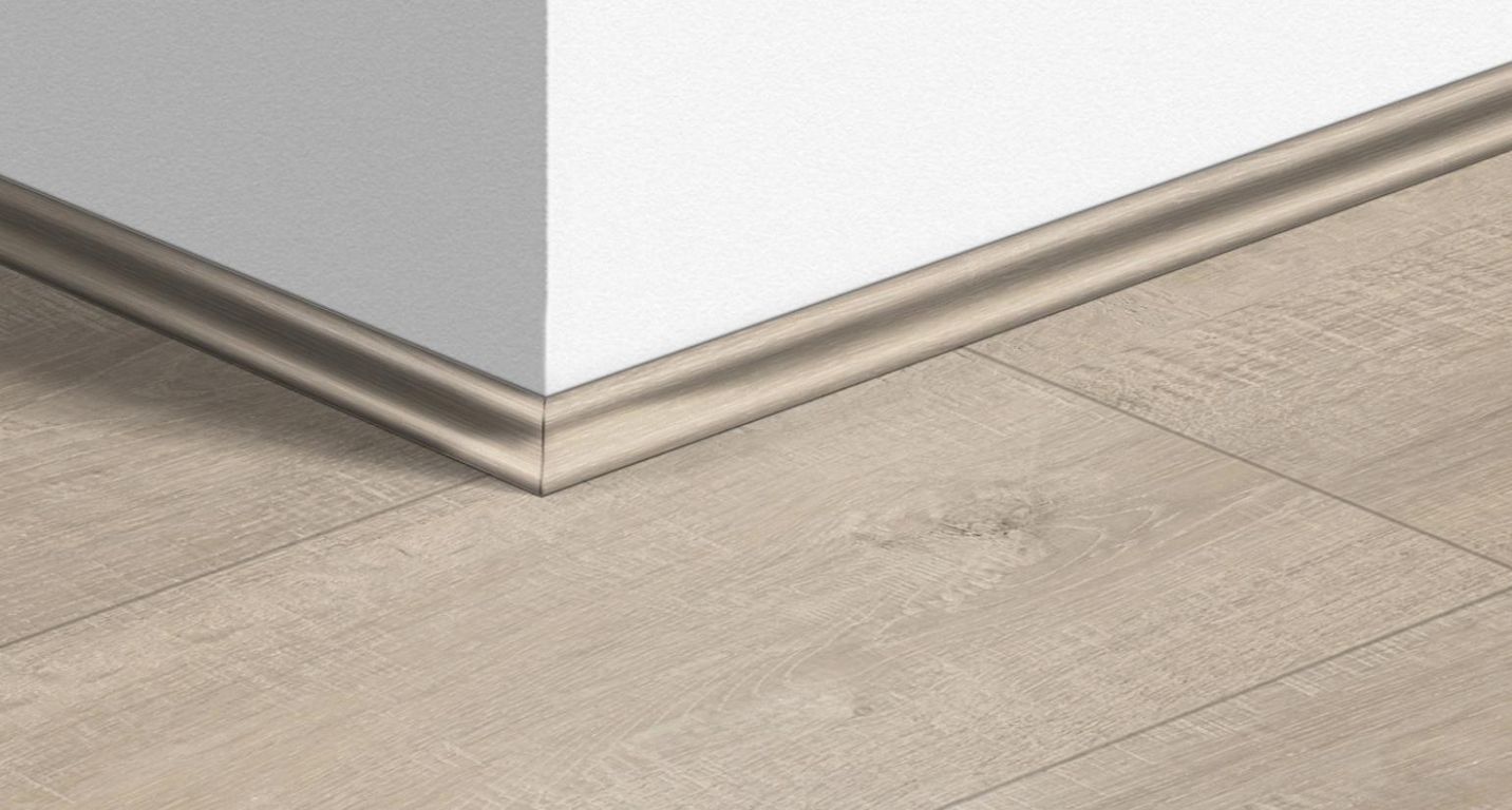 Quart de rond  Quick Step, Mdf, décor Bois chêne raboté beige, h.1.70 x L. 240.00 cm