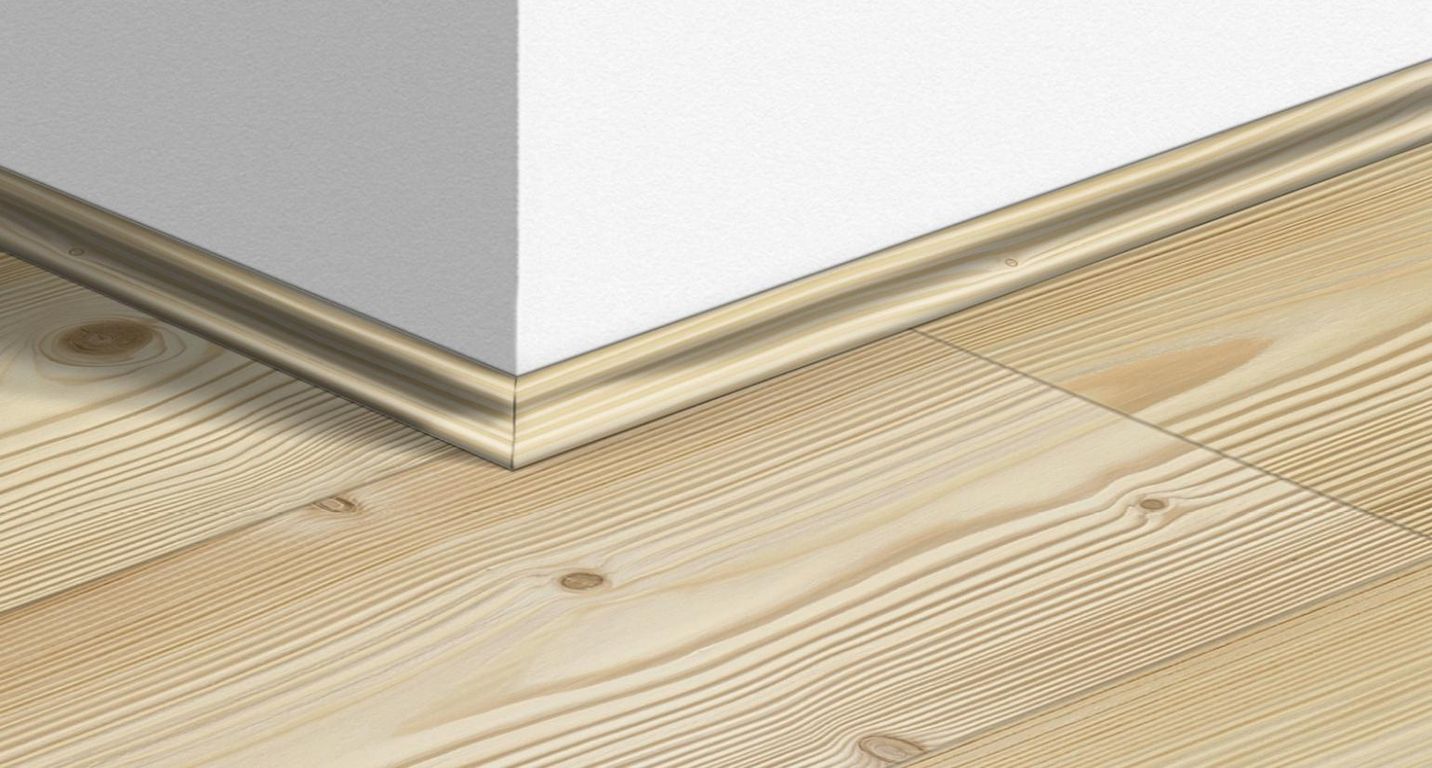 Quart de rond  Quick Step, Mdf, décor Bois pin naturel, h.1.70 x L. 240.00 cm
