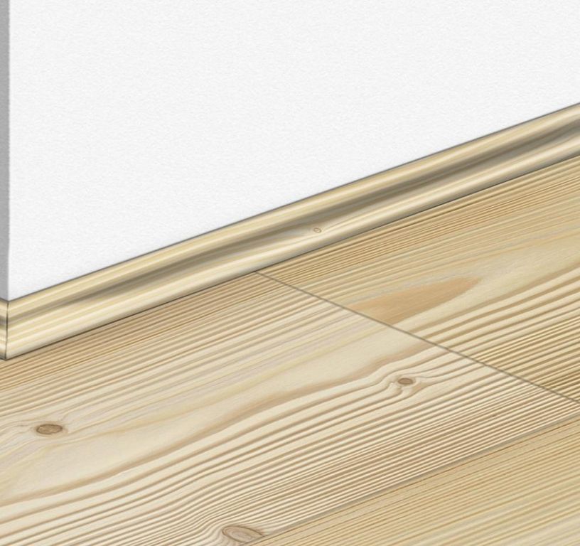 Quart de rond  Quick Step, Mdf, décor Bois pin naturel, h.1.70 x L. 240.00 cm