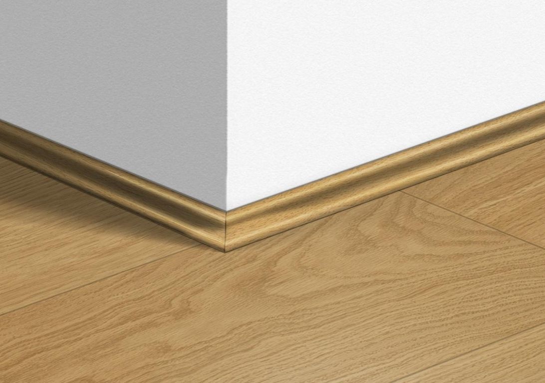 Quart de rond  Quick Step, Mdf, décor Bois chêne vernis naturel, h.1.70 x L. 240.00 cm