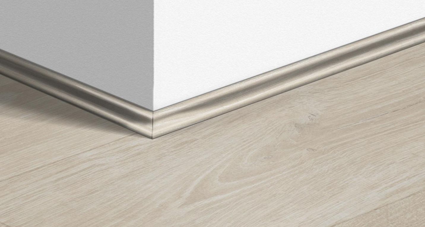 Quart de rond  Quick Step, Mdf, décor Bois chêne gris, h.1.70 x L. 240.00 cm