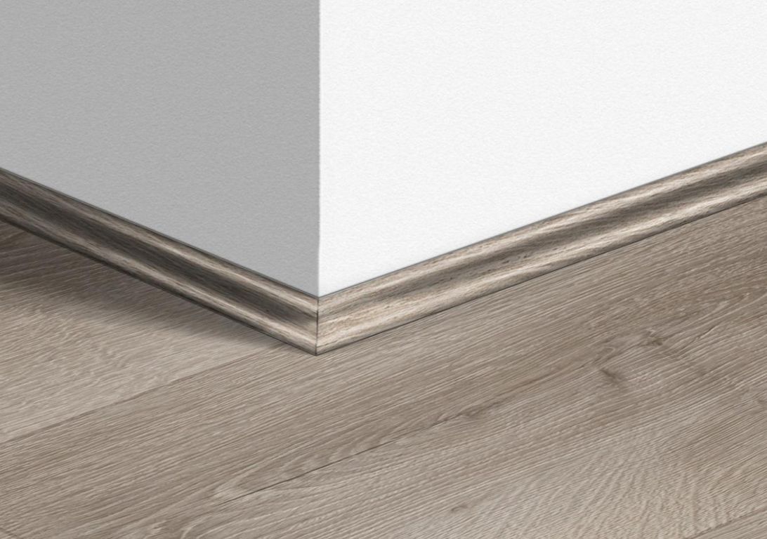 Quart de rond  Quick Step, Mdf, décor Bois chêne gris, h.1.70 x L. 240.00 cm