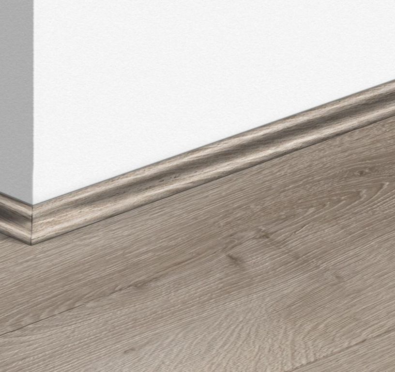 Quart de rond  Quick Step, Mdf, décor Bois chêne gris, h.1.70 x L. 240.00 cm