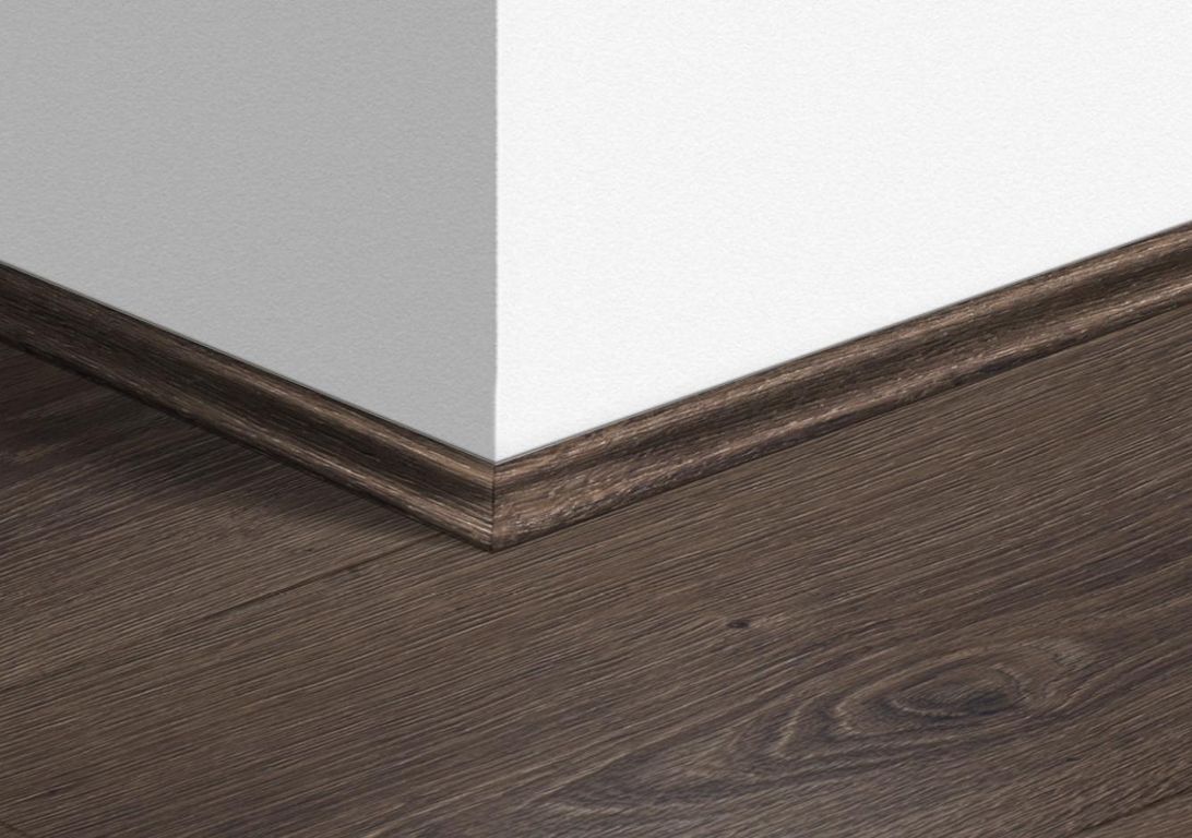 Quart de rond  Quick Step, Mdf, décor Bois chêne marron foncé, h.1.70 x L. 240.00 cm