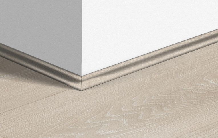 Quart de rond  Quick Step, Mdf, décor Bois chêne beige clair, h.1.70 x L. 240.00 cm