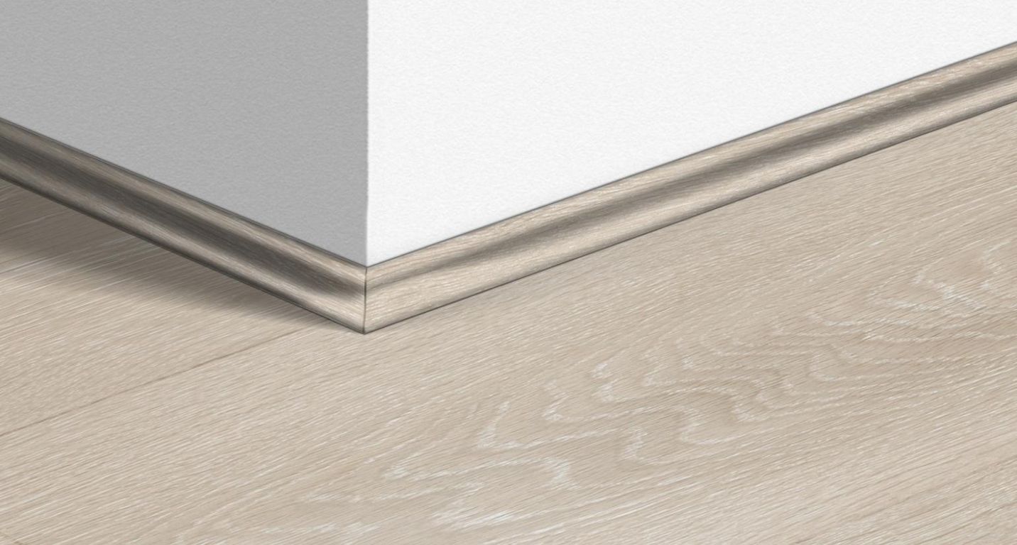 Quart de rond  Quick Step, Mdf, décor Bois chêne beige clair, h.1.70 x L. 240.00 cm