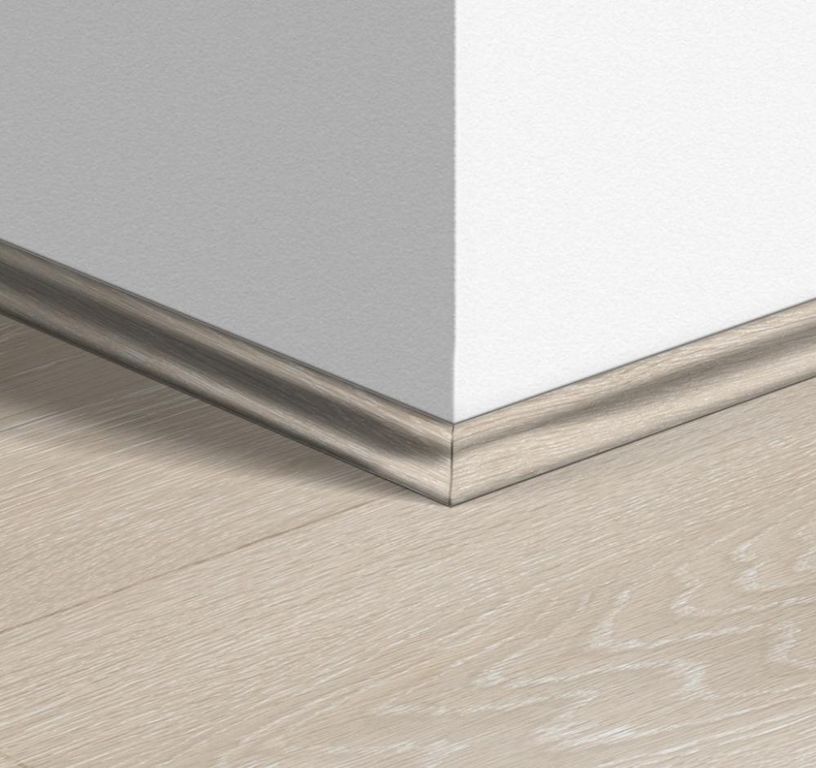 Quart de rond  Quick Step, Mdf, décor Bois chêne beige clair, h.1.70 x L. 240.00 cm