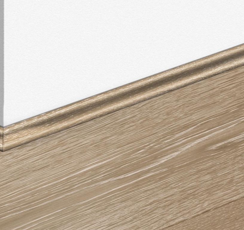 Quart de rond  Quick Step, Mdf, décor Bois chêne marron clair, h.1.70 x L. 240.00 cm