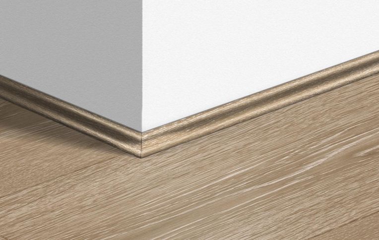 Quart de rond Quick Step, Mdf, décor Bois chêne marron clair, h.1.70 x L. 240.00 cm