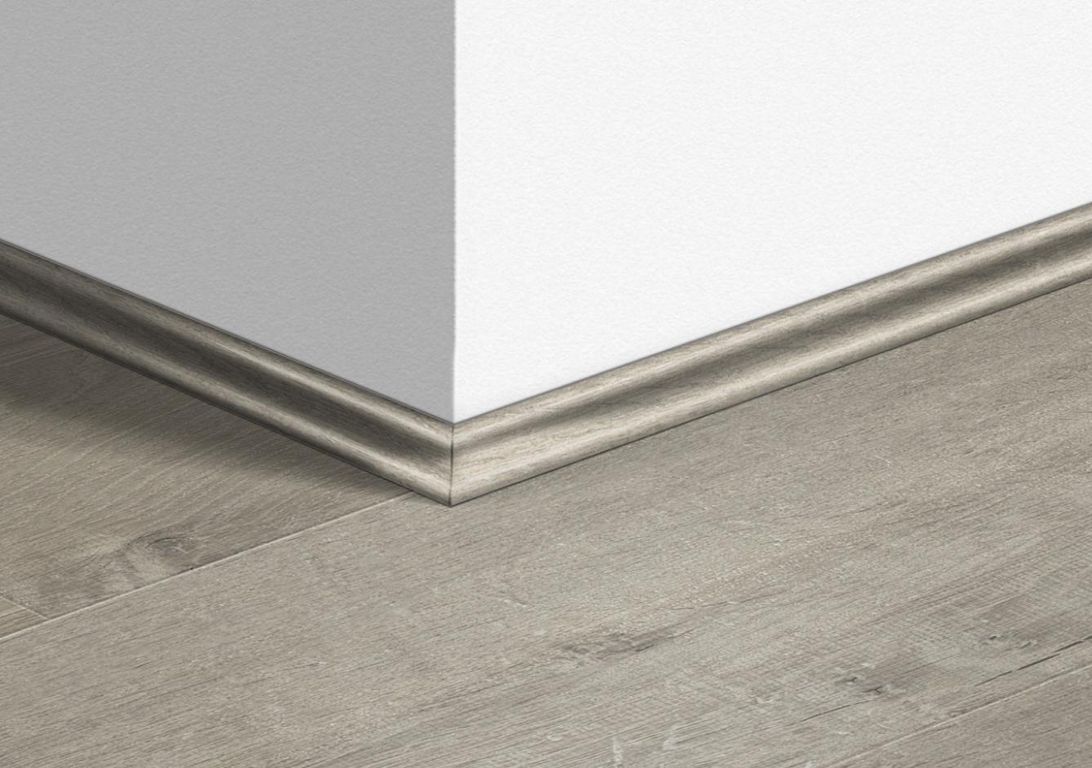 Quart de rond  Quick Step, Mdf, décor Bois soft gris, h.1.70 x L. 240.00 cm