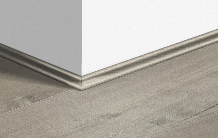 Quart de rond Quick Step, Mdf, décor Bois soft gris, h.1.70 x L. 240.00 cm