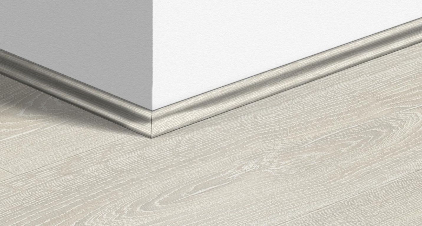 Quart de rond  Quick Step, Mdf, décor Bois patiné clair, h.1.70 x L. 240.00 cm