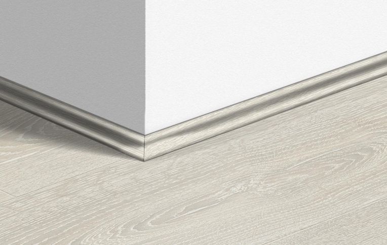 Quart de rond Quick Step, Mdf, décor Bois patiné clair, h.1.70 x L. 240.00 cm
