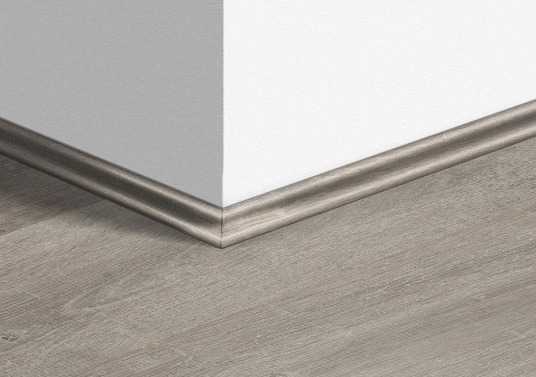 Quart de rond  Quick Step, Mdf, décor Bois venise gris, h.1.70 x L. 240.00 cm