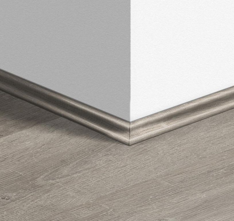 Quart de rond  Quick Step, Mdf, décor Bois venise gris, h.1.70 x L. 240.00 cm