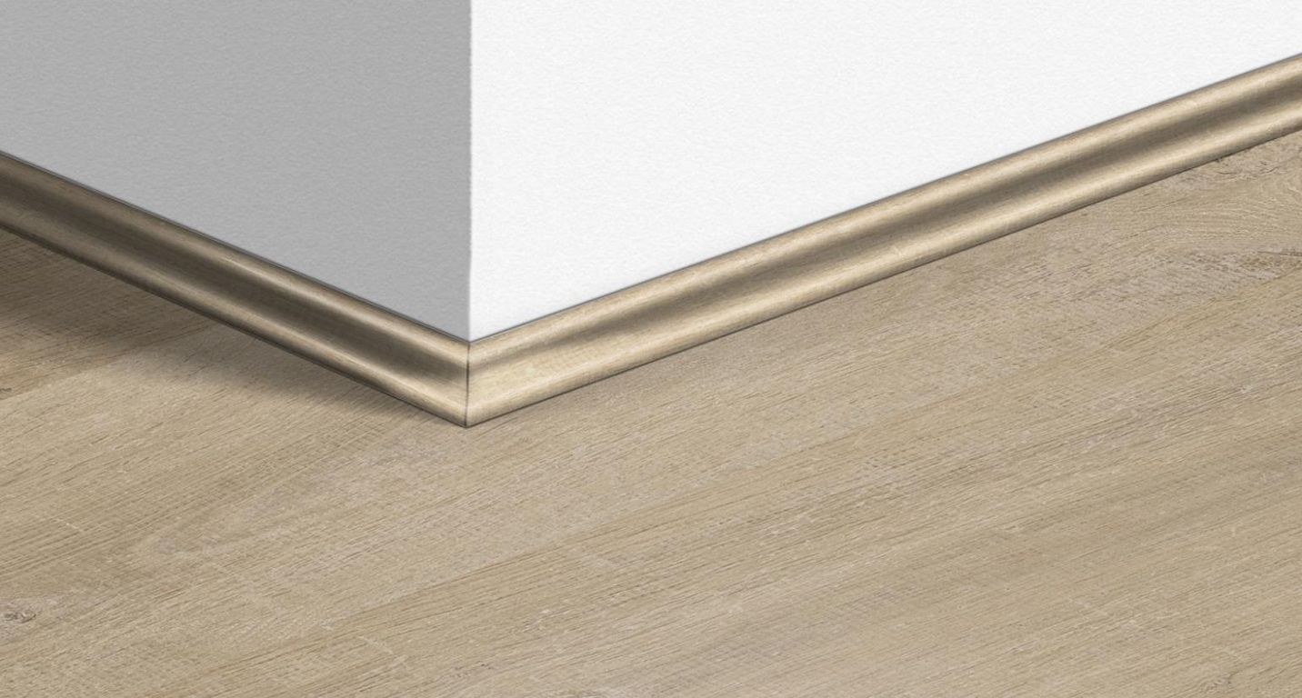 Quart de rond  Quick Step, Mdf, décor Bois venise beige, h.1.70 x L. 240.00 cm