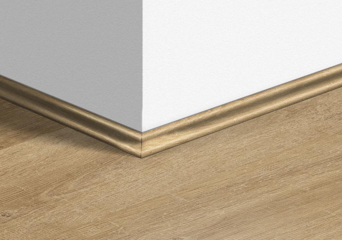 Quart de rond  Quick Step, Mdf, décor Bois venise naturel, h.1.70 x L. 240.00 cm