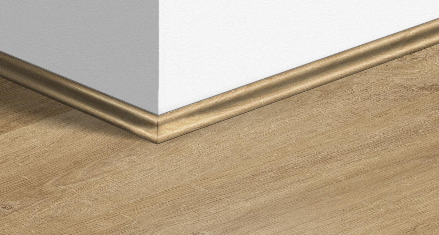 Quart de rond  Quick Step, Mdf, décor Bois venise naturel, h.1.70 x L. 240.00 cm