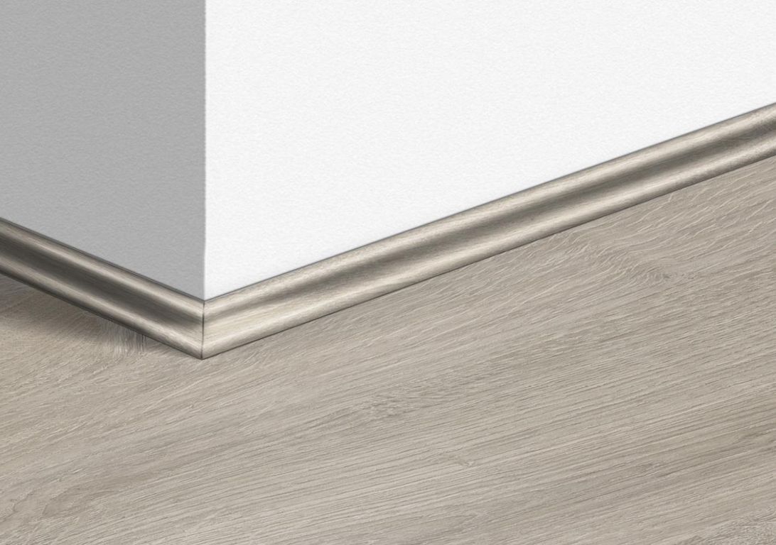 Quart de rond  Quick Step, Mdf, décor Bois newcastle gris, h.1.70 x L. 240.00 cm