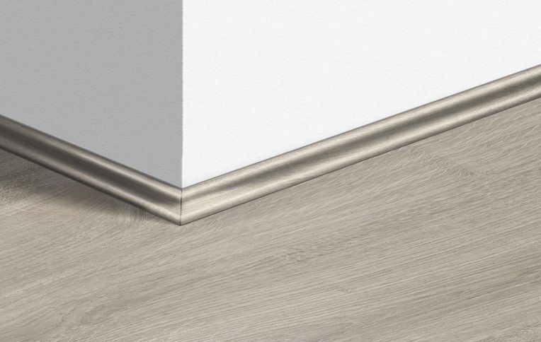 Quart de rond Quick Step, Mdf, décor Bois newcastle gris, h.1.70 x L. 240.00 cm
