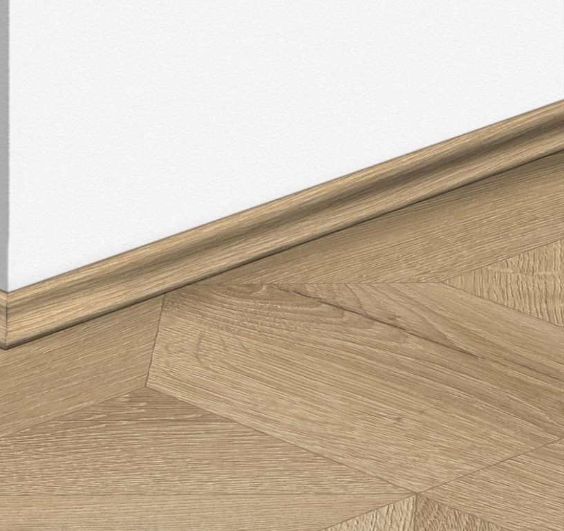 Quart de rond  Quick Step, Mdf, décor Bois chêne naturel, h.1.70 x L. 240.00 cm