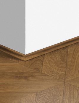 Quart de rond  Quick Step, Mdf, décor Bois chevron chêne marron, h.1.70 x L. 240.00 cm