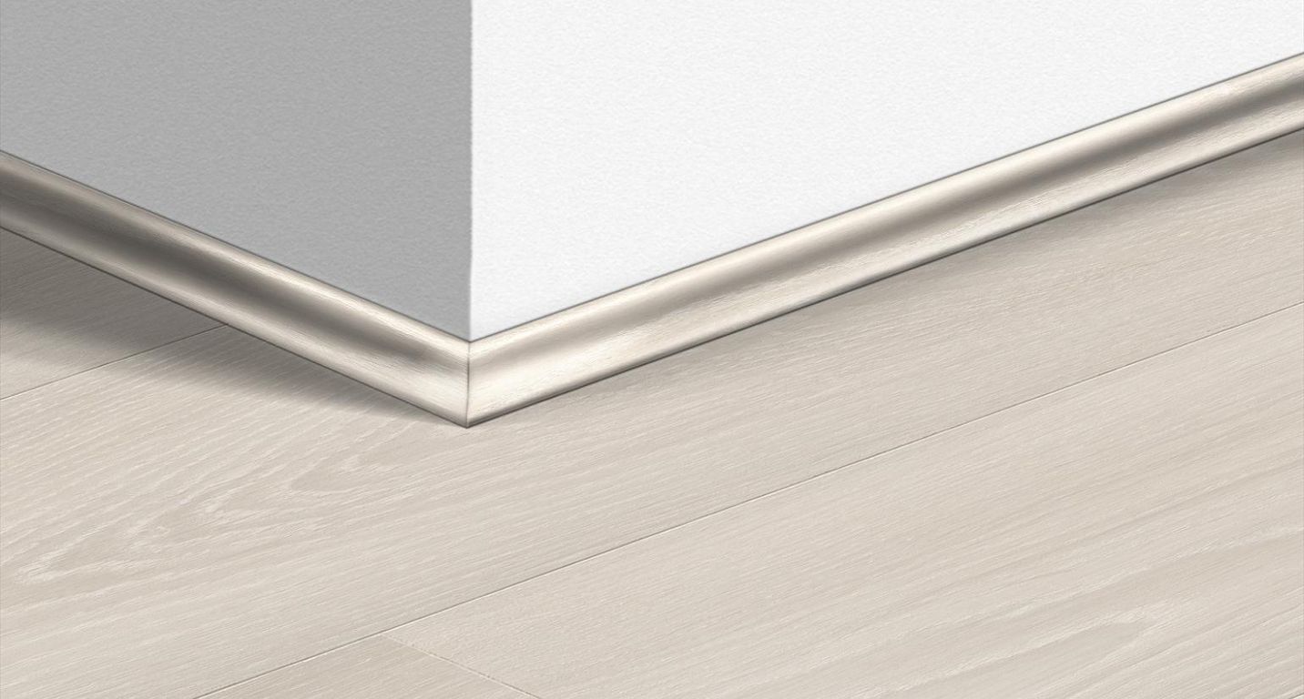 Quart de rond  Quick Step, Mdf, décor Bois blanc premium, h.1.70 x L. 240.00 cm