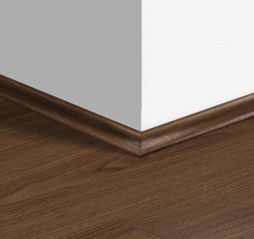 Quart de rond  Quick Step, Mdf, décor Bois noyer chic, h.1.70 x L. 240.00 cm