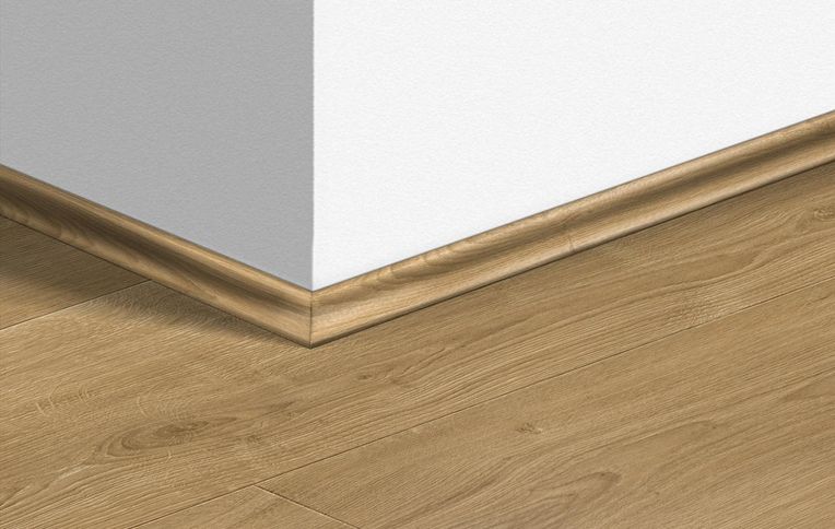 Quart de rond  Quick Step, Mdf, décor Bois nature brossé chaud, h.1.70 x L. 240.00 cm