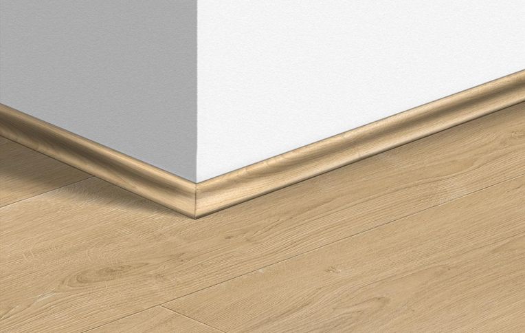 Quart de rond Quick Step, Mdf, décor Bois nature brossé, h.1.70 x L. 240.00 cm