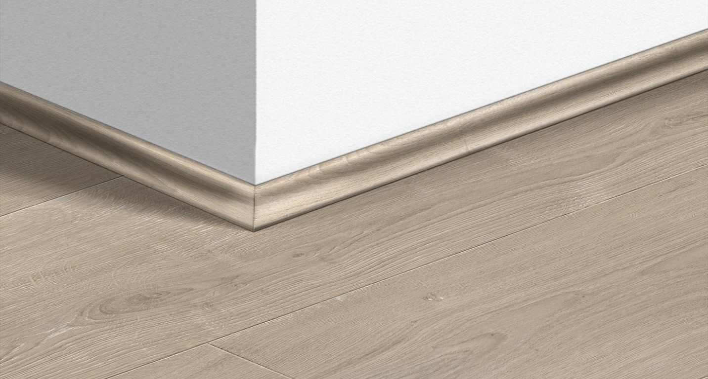 Quart de rond  Quick Step, Mdf, décor Bois beige brossé, h.1.70 x L. 240.00 cm