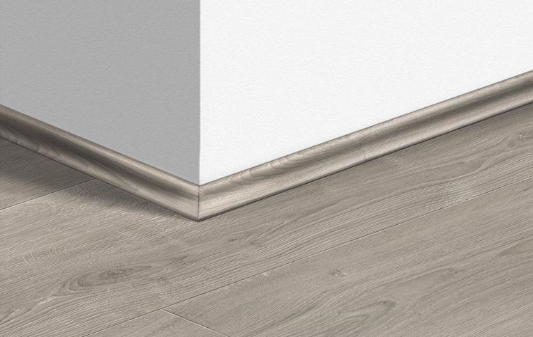 Quart de rond Quick Step, Mdf, décor Bois gris brossé, h.1.70 x L. 240.00 cm