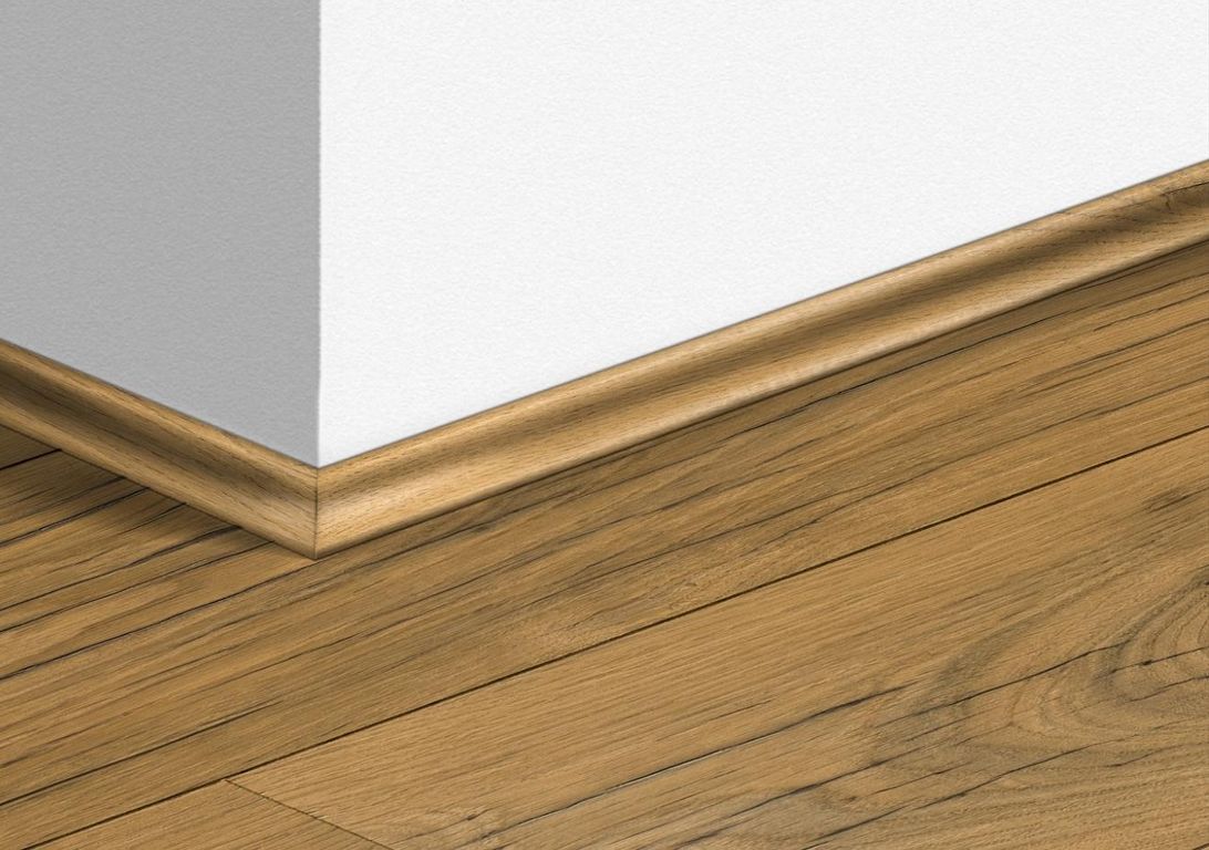 Quart de rond  Quick Step, Mdf, décor Bois nature gercé, h.1.70 x L. 240.00 cm