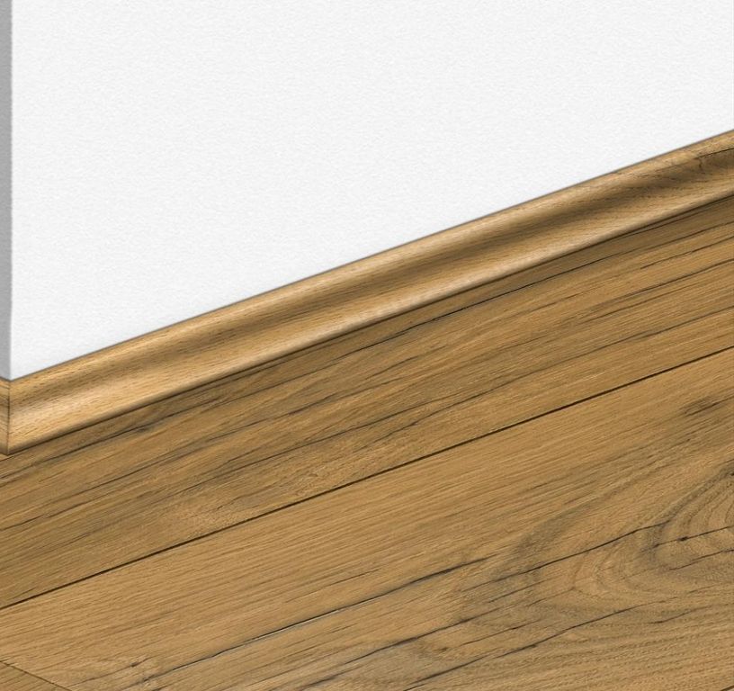 Quart de rond  Quick Step, Mdf, décor Bois nature gercé, h.1.70 x L. 240.00 cm