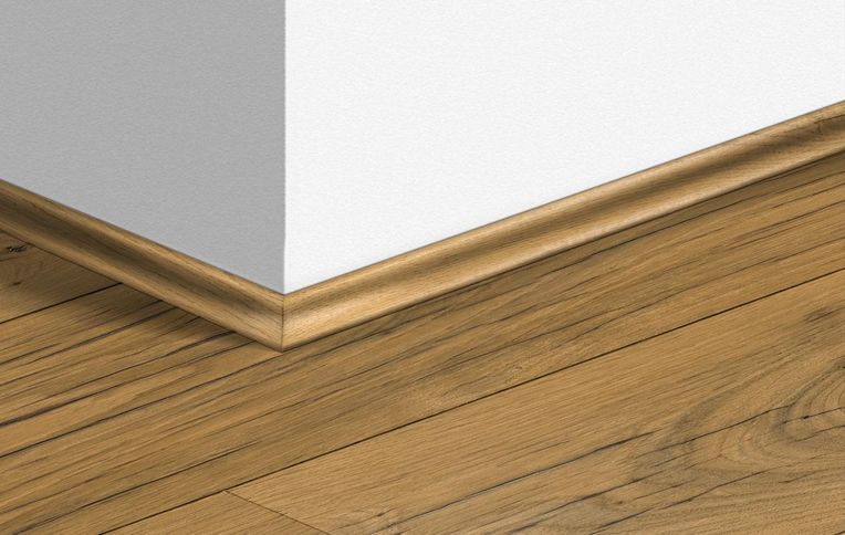Quart de rond Quick Step, Mdf, décor Bois nature gercé, h.1.70 x L. 240.00 cm
