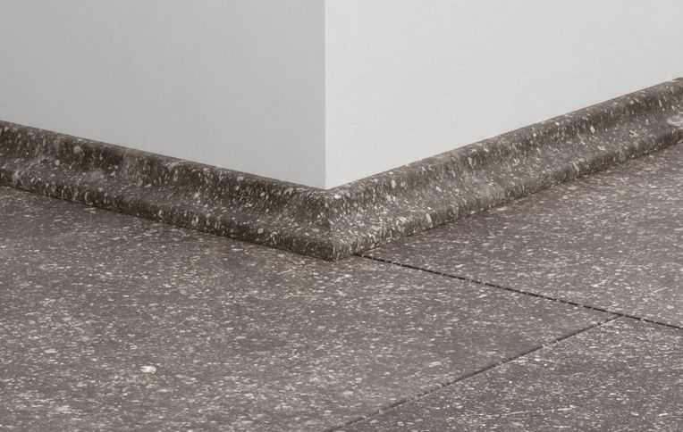 Quart de rond  Quick Step, Mdf, décor Carrelage gris foncé, h.1.70 x L. 240.00 cm