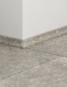 Quart de rond  Quick Step, Mdf, décor Carrelage gris clair, h.1.70 x L. 240.00 cm