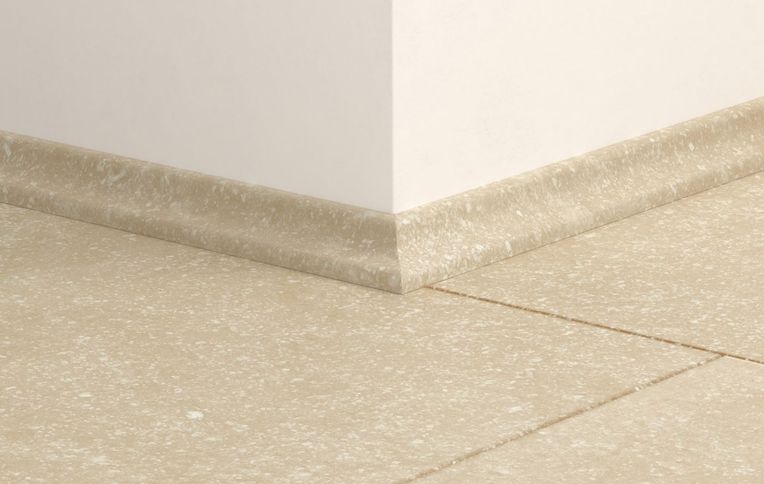 Quart de rond  Quick Step, Mdf, décor Carrelage beige, h.1.70 x L. 240.00 cm