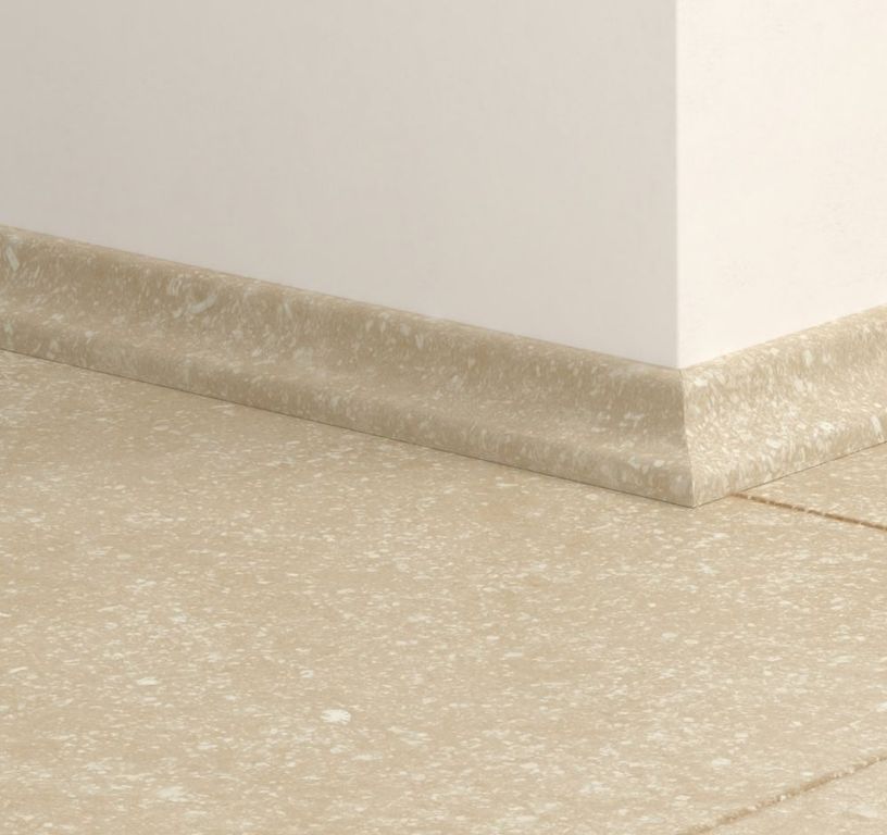 Quart de rond  Quick Step, Mdf, décor Carrelage beige, h.1.70 x L. 240.00 cm