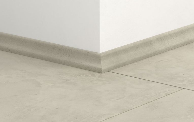 Quart de rond  Quick Step, Mdf, décor Béton gris, h.1.70 x L. 240.00 cm