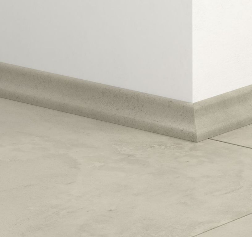 Quart de rond  Quick Step, Mdf, décor Béton gris, h.1.70 x L. 240.00 cm