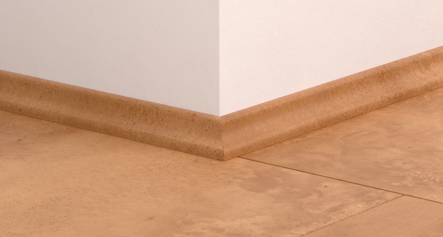 Quart de rond  Quick Step, Mdf, décor Béton rouge, h.1.70 x L. 240.00 cm