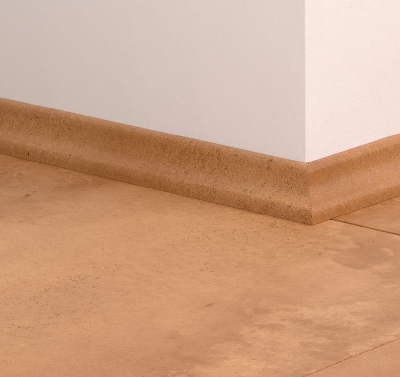 Quart de rond  Quick Step, Mdf, décor Béton rouge, h.1.70 x L. 240.00 cm