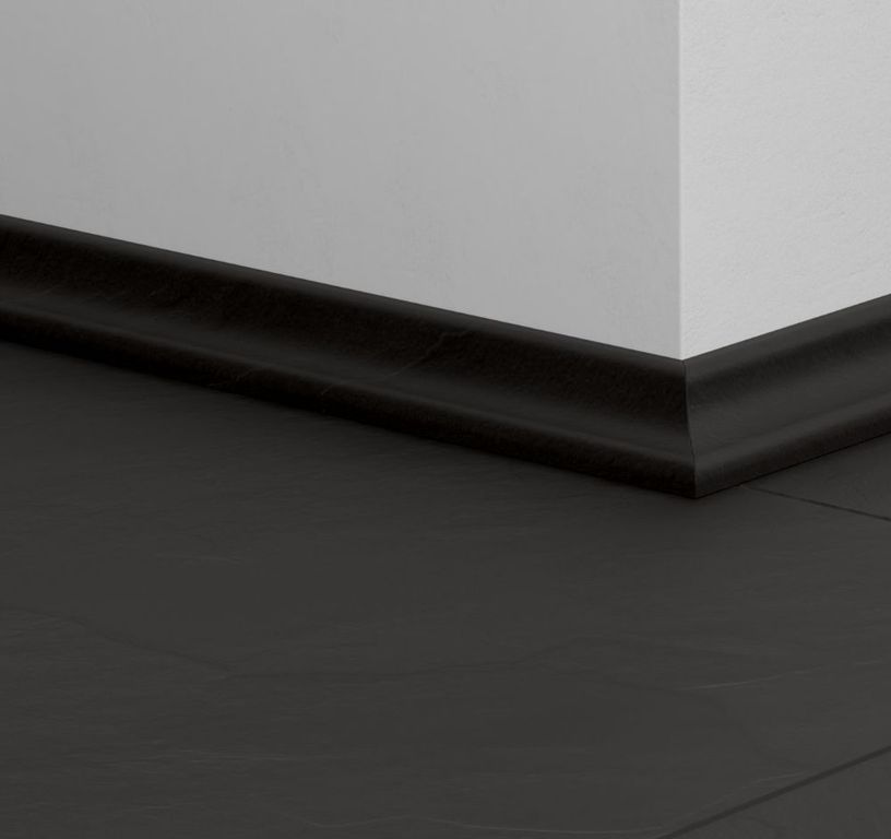 Quart de rond  Quick Step, Mdf, décor Carrelage noir, h.1.70 x L. 240.00 cm