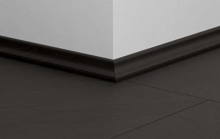 Quart de rond Quick Step, Mdf, décor Carrelage noir, h.1.70 x L. 240.00 cm